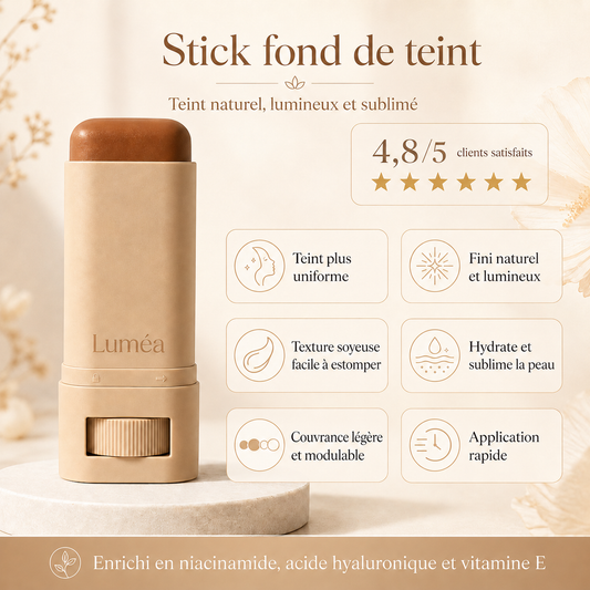 Luméa — Fond de teint stick · 1 acheté = 1 offert