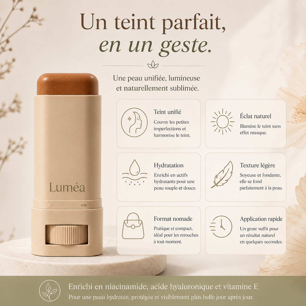 creme bronzage jambe
